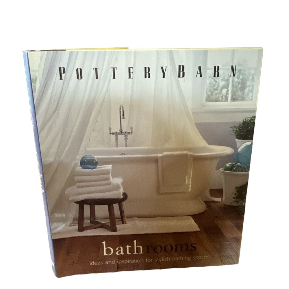 Pottery Barn Design Book, Bathroom, Hardcover, Beautiful Pictures Expert Design